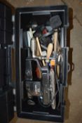 PLASTIC TOOLBOX AND CONTENTS