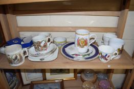 MIXED LOT VARIOUS ROYALTY COMMEMORATIVE CHINA WARES, EARLY 20TH CENTURY TO PRESENT DAY