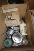 ONE BOX OF KITCHEN WARES