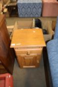 SMALL PINE BEDSIDE CABINET