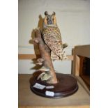 BORDER FINE ARTS MODEL 'LONG EARED OWL'