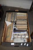 BOX CONTAINING LARGE COLLECTION OF CIGARETTE CARD ALBUMS PLUS VARIOUS LOOSE