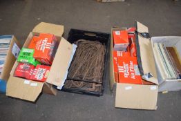 THREE BOXES POWERTRAIN AIR FILTERS, BRAKE SHOES AND OTHER ITEMS