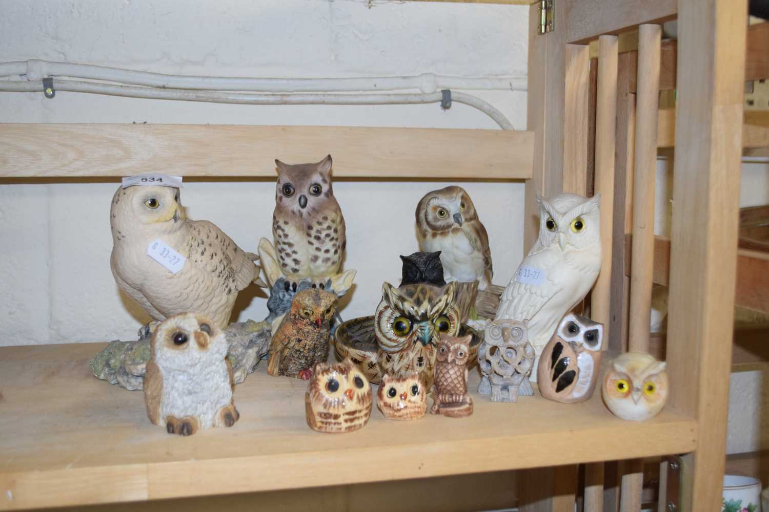 COLLECTION OF MODEL OWLS