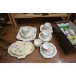 MIXED LOT - ALFRED MEAKIN AND OTHER DECORATED TEA WARES