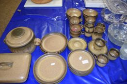A QUANTITY OF DENBY TABLE WARES