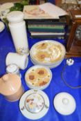 A QUANTITY OF DENBY TABLE WARES AND OTHER ASSORTED KITCHEN ITEMS