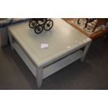 PAINTED TWO TIER COFFEE TABLE 80 CM WIDE