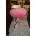 VICTORIAN REVOLVING TOP PIANO STOOL