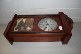 C WOOD & SONS GLAZED FRONT WALL CLOCK