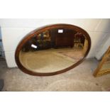 OVAL BEVELED WALL MIRROR