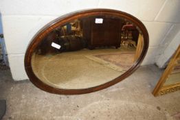 OVAL BEVELED WALL MIRROR