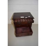 SMALL 4 DRAWER TABLETOP COLLECTORS CHEST