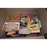 1 BOX OF ASSORTED MIXED BOOKS