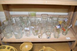 MIXED LOT: ASSORTED DRINKING GLASSES