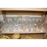 MIXED LOT: ASSORTED DRINKING GLASSES