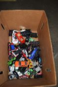 MIXED LOT VARIOUS ASSORTED TOY CARS TO INCLUDE BURAGO AND OTHERS