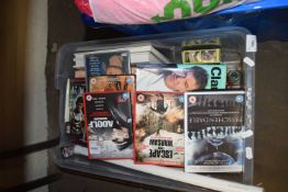 A BOX OF ASSORTED DVD'S
