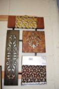 CONTEMPORARY PIERCED METAL WALL HANGING