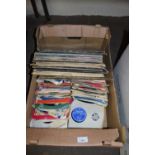 BOX VARIOUS ASSORTED SINGLES