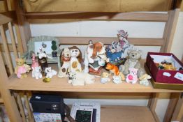 MIXED LOT, VARIOUS ASSORTED ANIMAL AND TEDDY ORNAMENTS PLUS A FURTHER QUANTITY WADE WHIMSIES