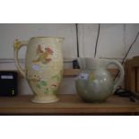 BESWICK JUG TOGETHER WITH A PRICE BROTHERS JUG (2)