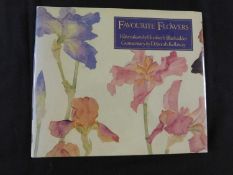 DEBORAH KELLAWAY: FAVOURITE FLOWERS, ill Elizabeth Blackadder, London, Pavilion Books, 1994, 1st