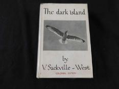 VITA SACKVILLE-WEST: THE DARK ISLAND, London, The Hogarth Press, 1934, 1st edition, bookplate on