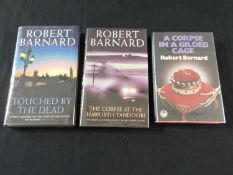 ROBERT BARNARD: 3 titles: A CORPSE IN A GILDED CAGE, London, Collins, 1984, 1st edition, signed,