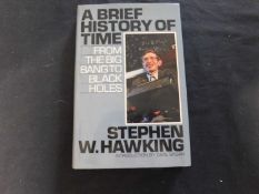STEPHEN W HAWKING: A BRIEF HISTORY OF TIME, London, Bantam Press, 1988, 1st edition, 2nd state,
