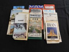 Packet: 20 plus Iran Travel Brochures/Guides, circa 1974