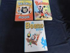 THE BEANO BOOK [1963-65], 4to, original pictorial laminated boards, all very fine condition (3)