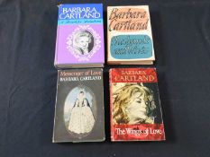 BARBARA CARTLAND: 4 titles, all signed and inscribed to her secretary Eileen Savery: MESSENGER OF