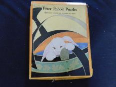 PETER RABBIT PUZZLES, 4 PUZZLES FOR LITTLE CHILDREN TO MAKE, Cleveland Ohio, Harter Publishing,