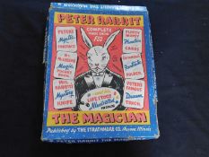 PETER RABBIT THE MAGICIAN, Aurora Illinois, 1942, The Strathmore Company, 4to, original pictorial
