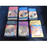 J K ROWLING: 6 titles: HARRY POTTER AND THE GOBLET OF FIRE, London, Bloomsbury, 2000, 1st edition,