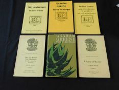GRAHAM GREENE: 6 titles: A SENSE OF REALITY, London, The Bodley Head, 1963 proof, advance