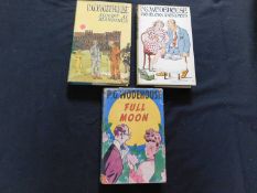 P G WODEHOUSE: 3 titles: FULL MOON, London, Herbert Jenkins, [1947], 1st edition, original cloth,