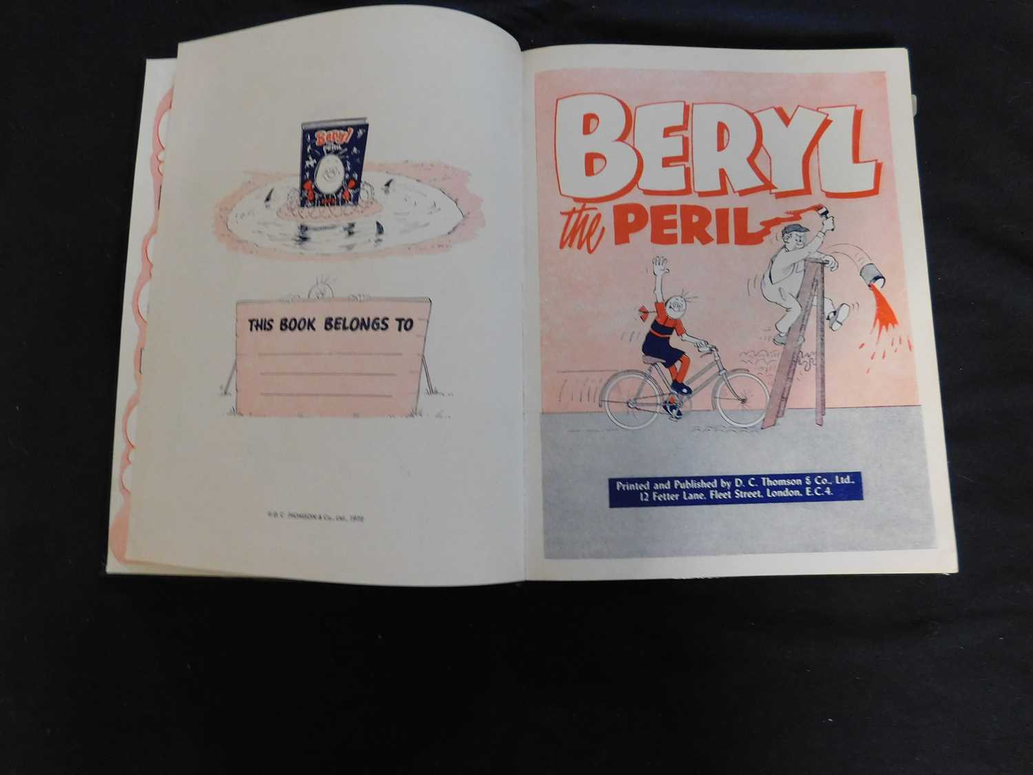 BERYL THE PERIL, [1959], 1973 annuals, 1st work 4to, original pictorial boards, very fine condition, - Image 4 of 5