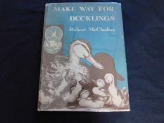 ROBERT MCCLUSKY: MAKE WAY FOR DUCKLINGS, New York, The Viking Press, 1941, 1st edition, 4to,