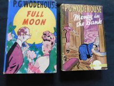 P G WODEHOUSE: 2 titles: MONEY IN THE BANK, London, Herbert Jenkins, [1946], 1st edition, The