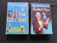 P G WODEHOUSE: 2 titles: COCKTAIL TIME, London, Herbert Jenkins, 1958, 1st edition, original