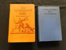 P G WODEHOUSE: 2 titles: THE ADVENTURES OF SALLY, London, Herbert Jenkins, 1923, 1st edition, 8pp