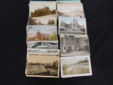 Box: circa 350 assorted picture postcards including topographical