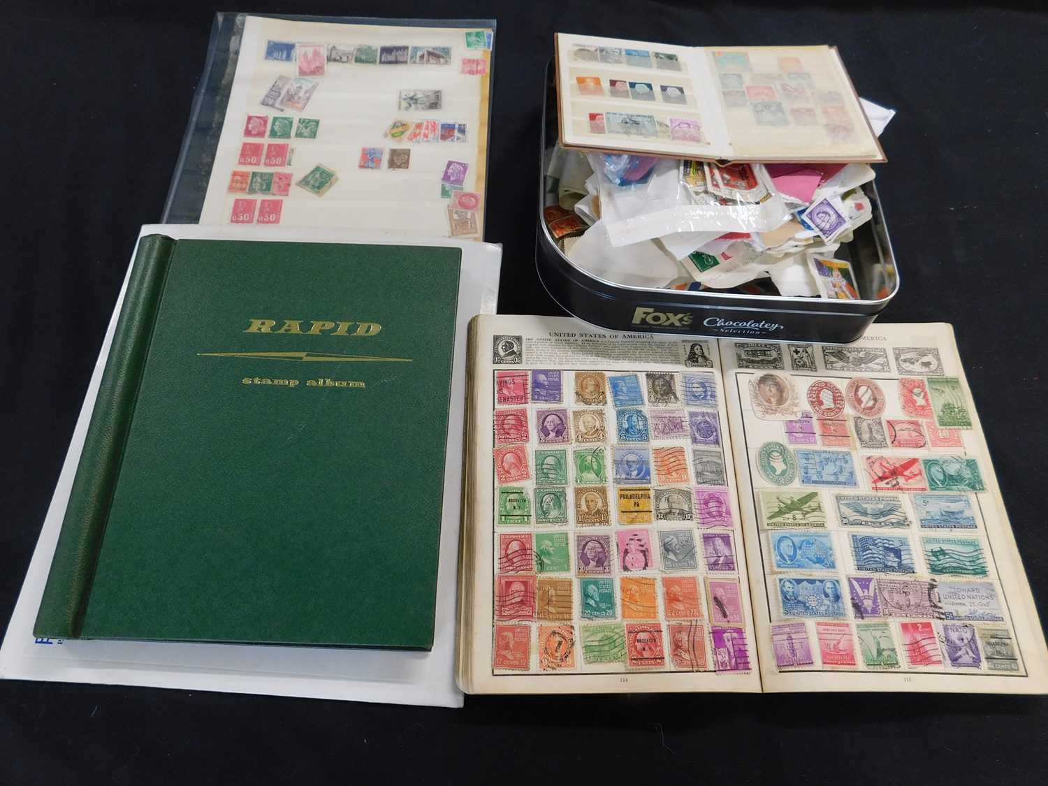 Box: assorted stamps in albums, stockbooks and loose, mainly mint modern GB - Image 5 of 5