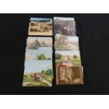 Packet: Circa 70 Russian picture postcards including a quantity coloured peasant studies etc