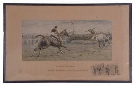 Charles 'Snaffles' Johnson Payne (British, 20th century) Three horse racing chromolithographs: 'Oh