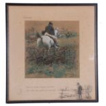 Charles "Snaffles" Johnson Payne (British, 20th century) Five hunting chromolithographs "And when