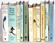 Ornithological book interest – quantity of 11 helm publisher ornithological books on foreign birds