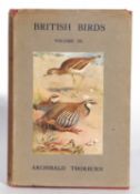 Ornithological book interest – “British Birds” Volume 3 1934 with Thorbon colour plates throughout –